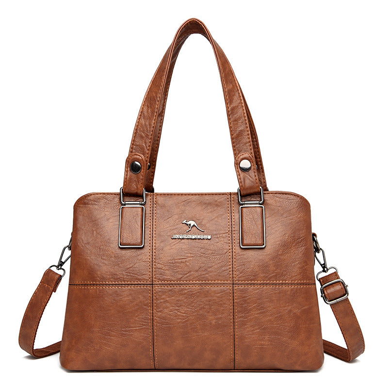 Simple Fashion Multi-Layer Women's Tote Bag
