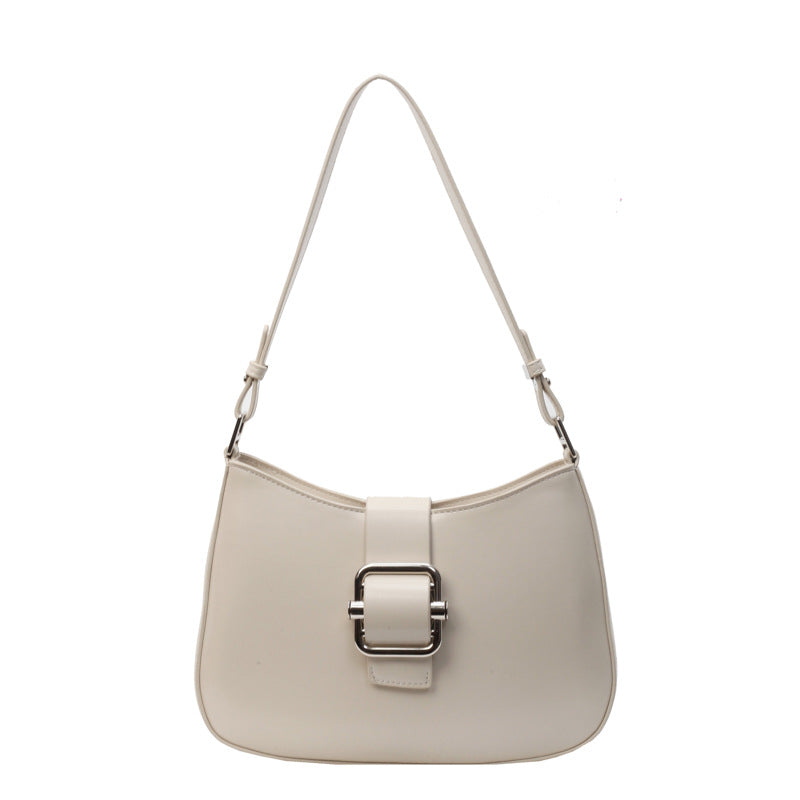 French Retro Solid Underarm Shoulder Messenger