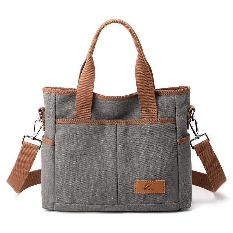 Trendy Style Canvas Messenger Bag for Women