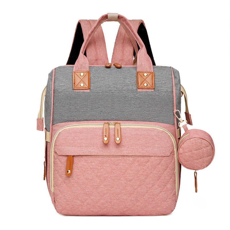 Large Capacity Lightweight Nylon Diaper Backpack