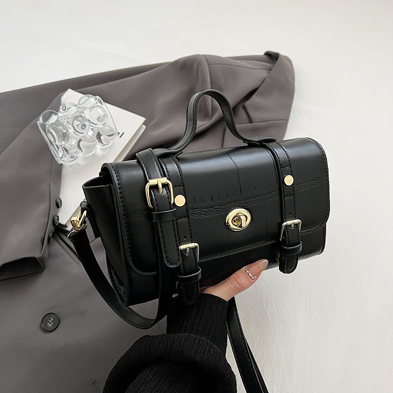 Faux Leather Retro Small Handbag