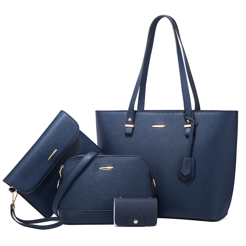 Celebrity Retro PVC Four-Piece Mother and Child Bag Set