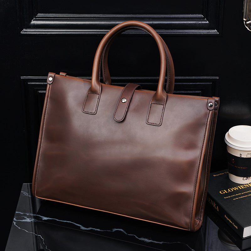 PU Leather Retro Briefcase