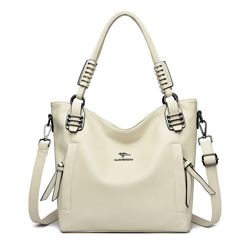 Multi-Compartment Shoulder Bag for Women