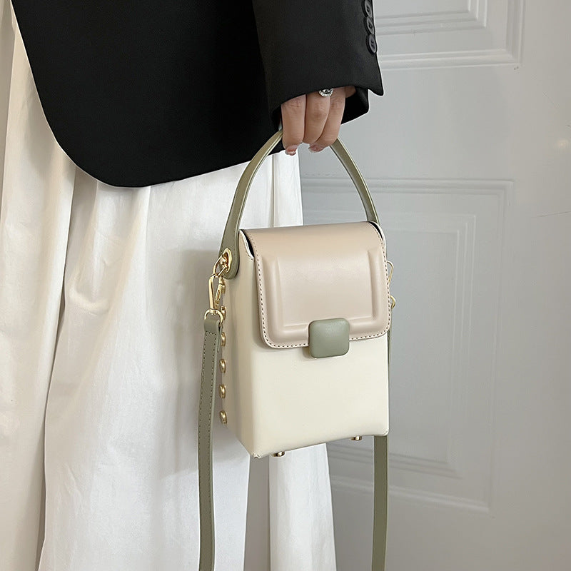 Contrast Color Summer Mini Square Messenger Bag