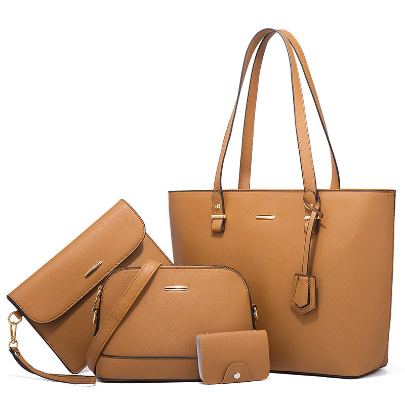 Celebrity Retro PVC Four-Piece Mother and Child Bag Set