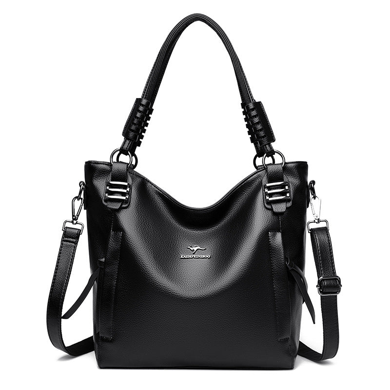 Multi-Compartment Shoulder Bag for Women