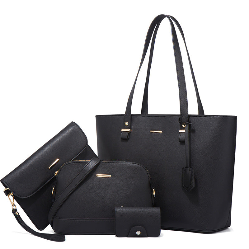 Celebrity Retro PVC Four-Piece Mother and Child Bag Set