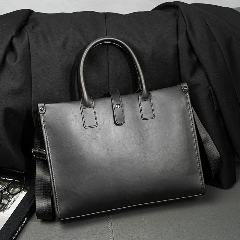 PU Leather Retro Briefcase