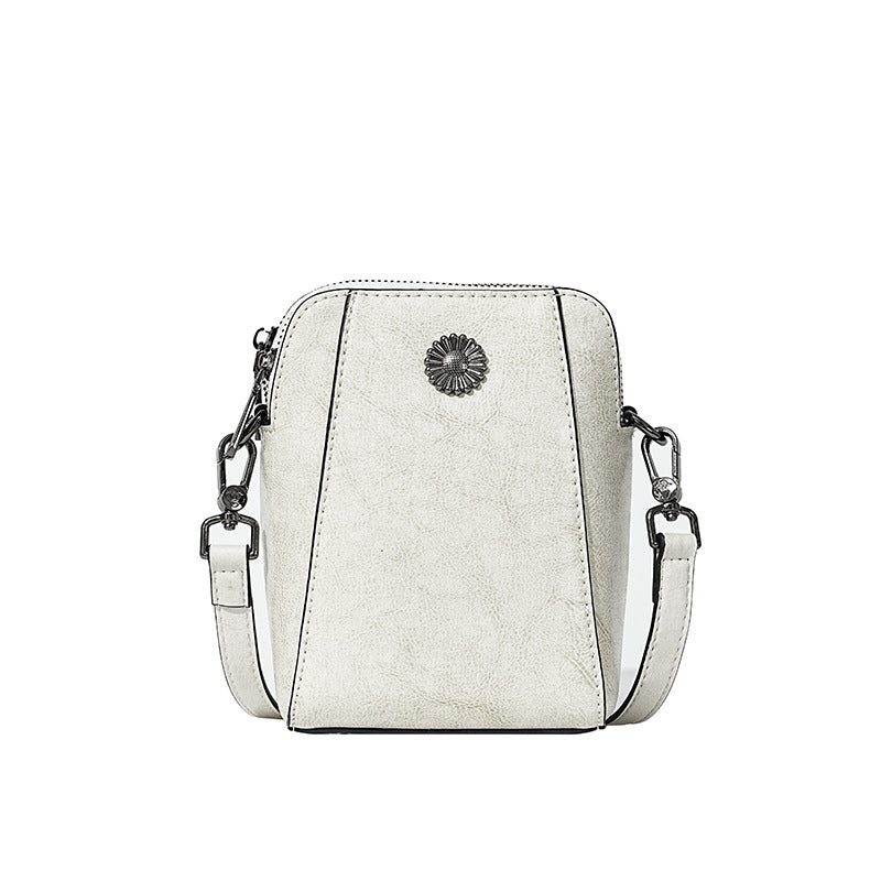 Customizable Genuine Leather Women's Mini Crossbody Bag