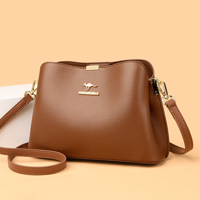 Maillard Bucket Mom Shoulder Bag