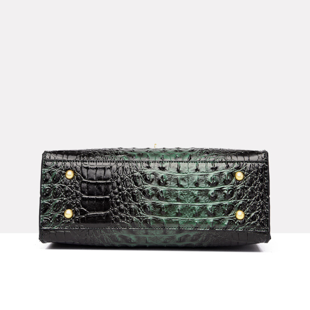 Crocodile Pattern Versatile Women's Handbag