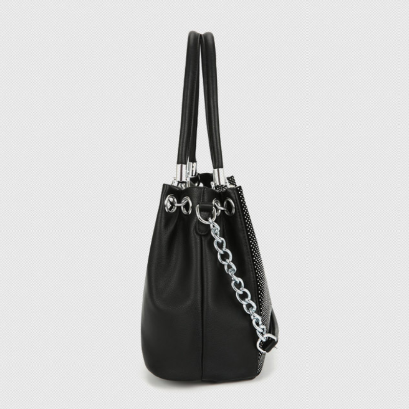 Diva Sparkle Diamond Stitched Shoulder Bag