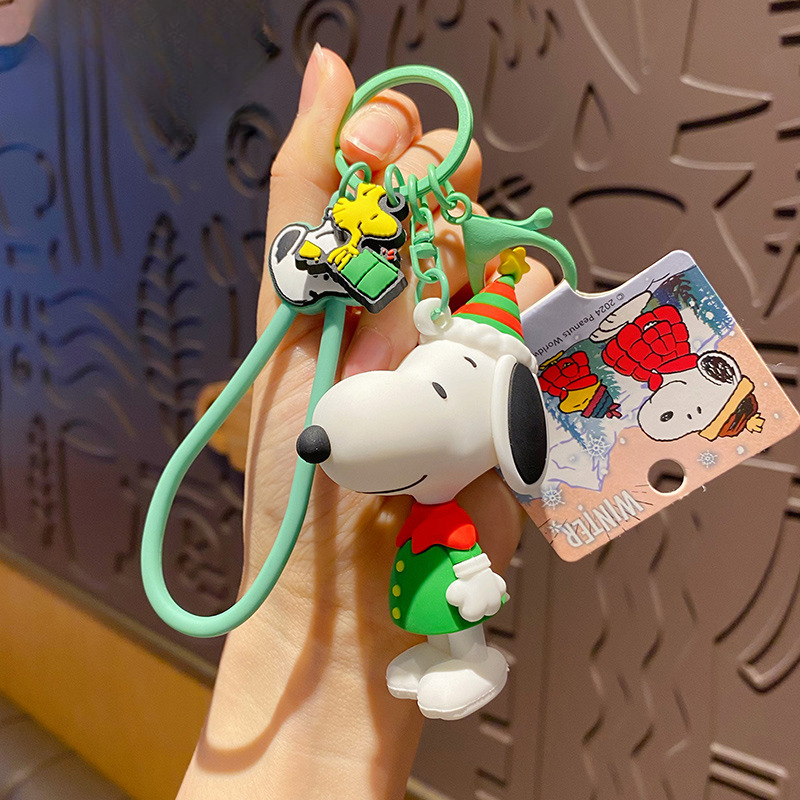 Snoopy Christmas Keychain