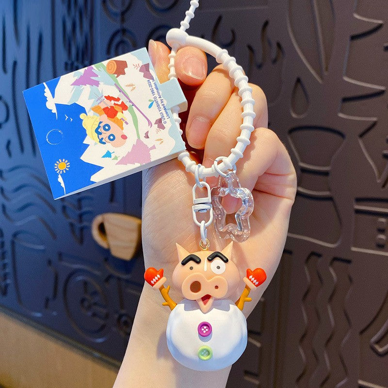 Crayon Shin-Chan Ski Edition Keychain