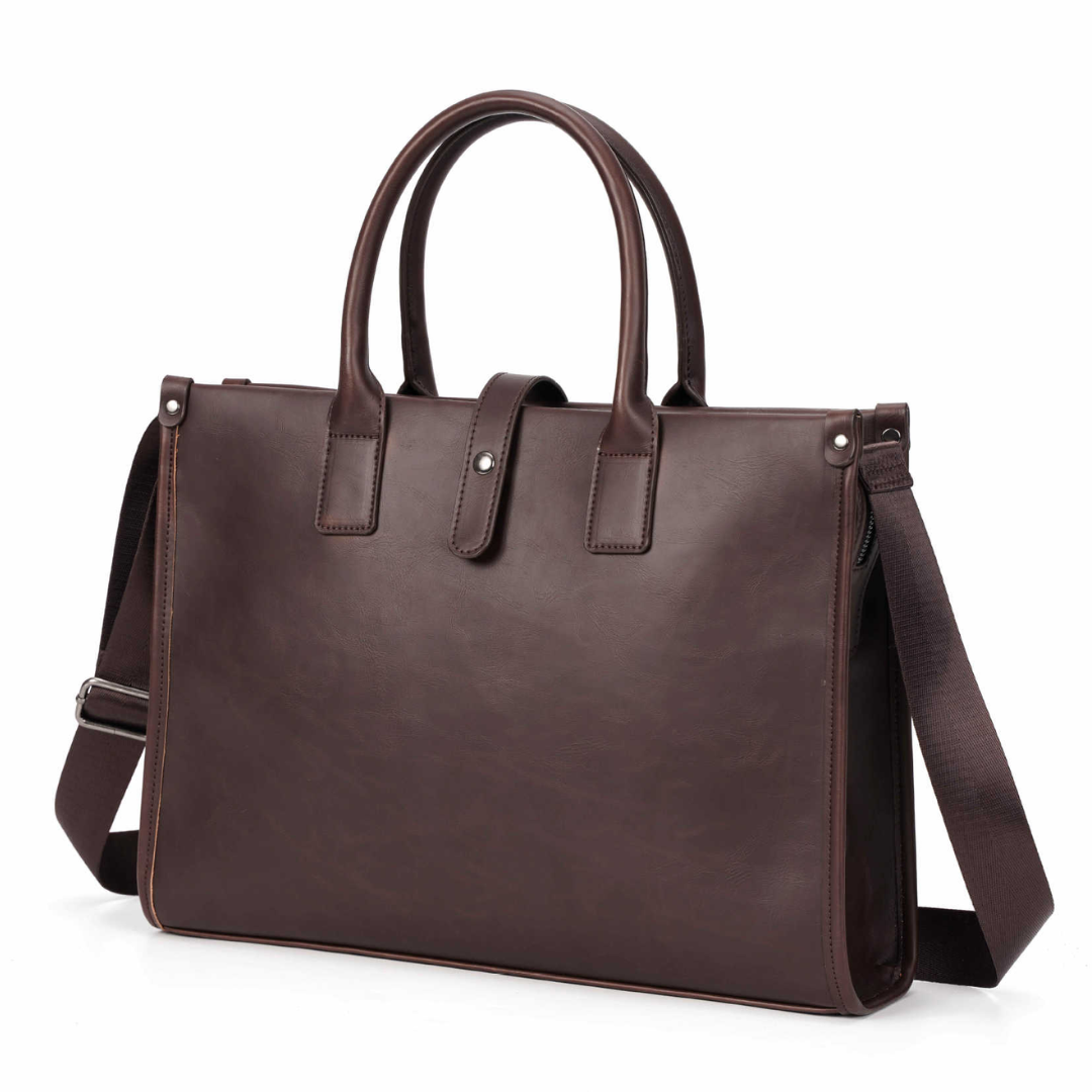 PU Leather Retro Briefcase