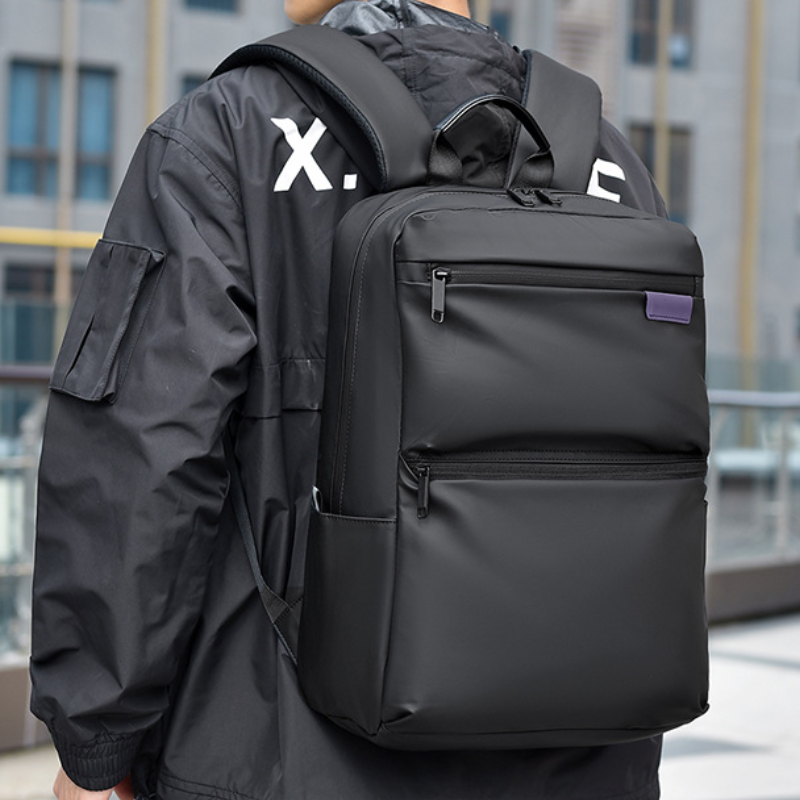 Simple Business Polyester Backpack for College Students