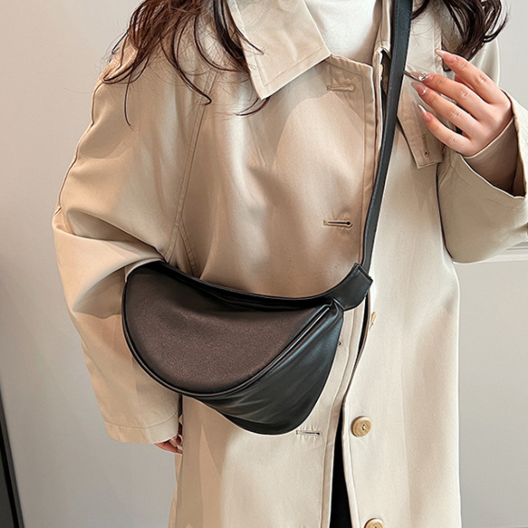 Retro Dumpling Style Nylon Crossbody Bag for Women