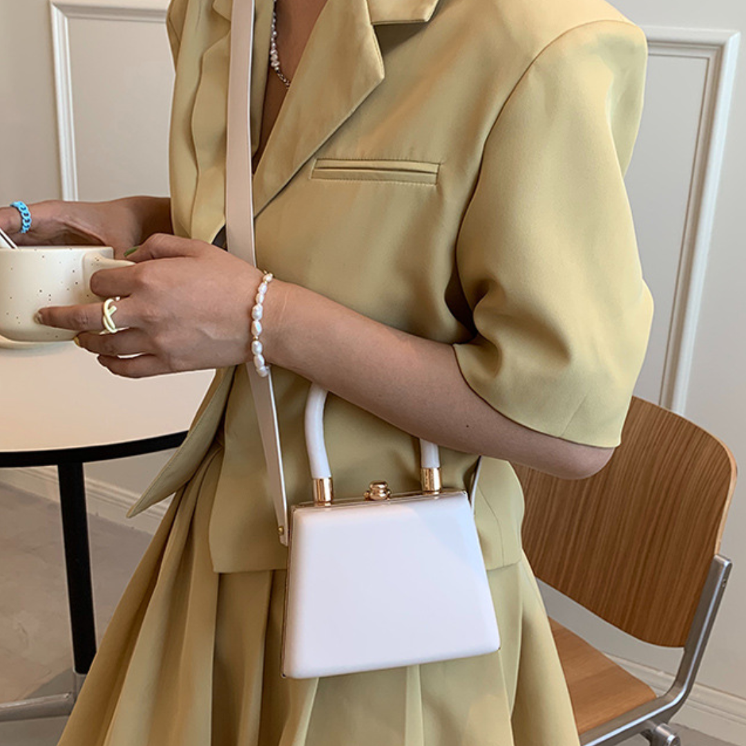 Style Candy Color PVC Mini Shoulder Bag