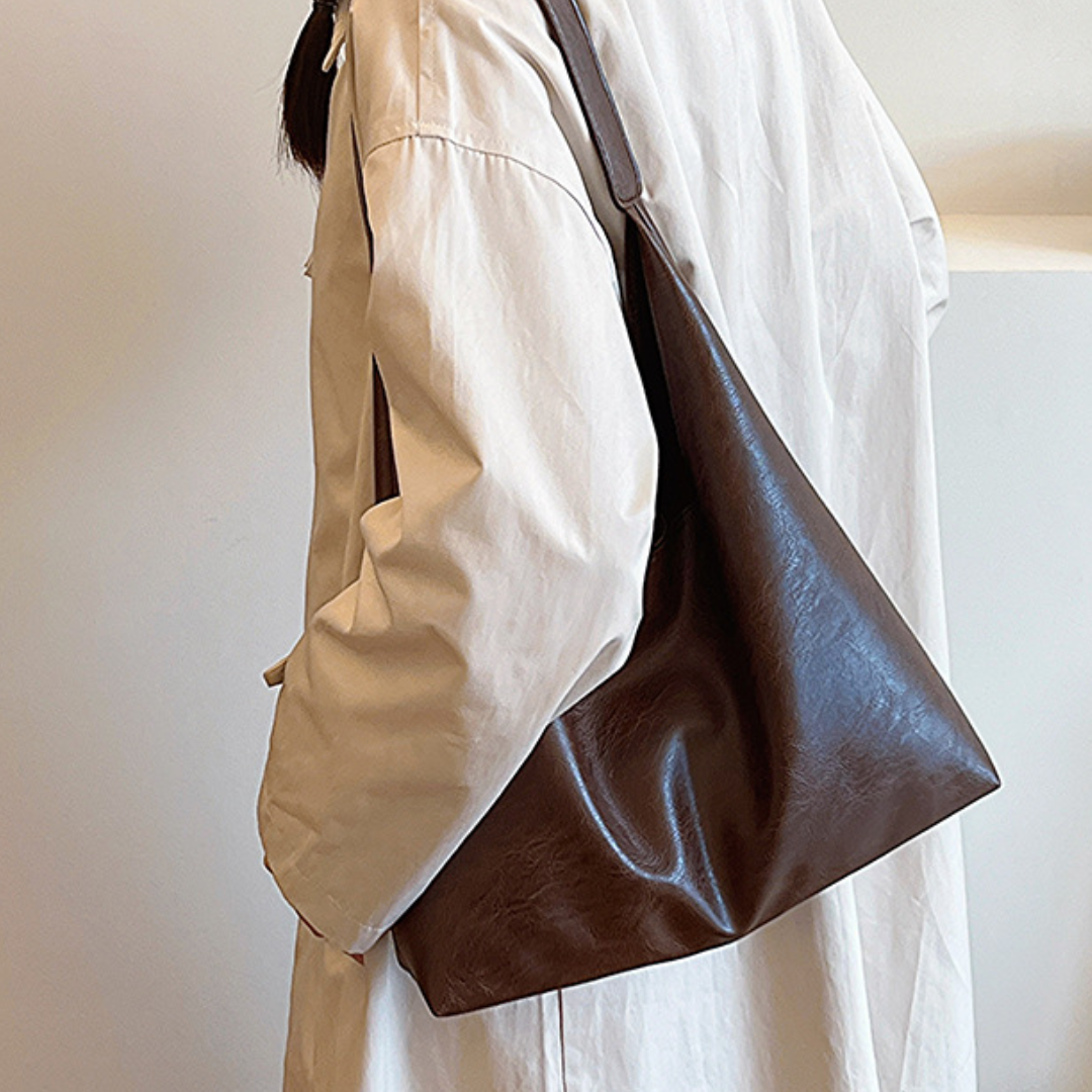 Retro Spring Shoulder Bag with Mother-Child Design