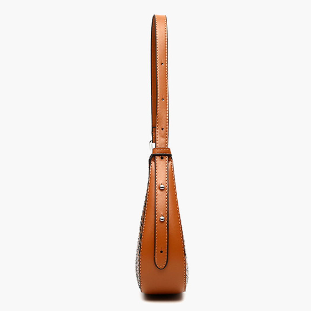 Crocodile Pattern Winter Underarm Shoulder Bag