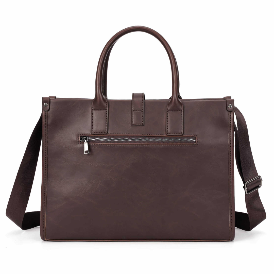 PU Leather Retro Briefcase
