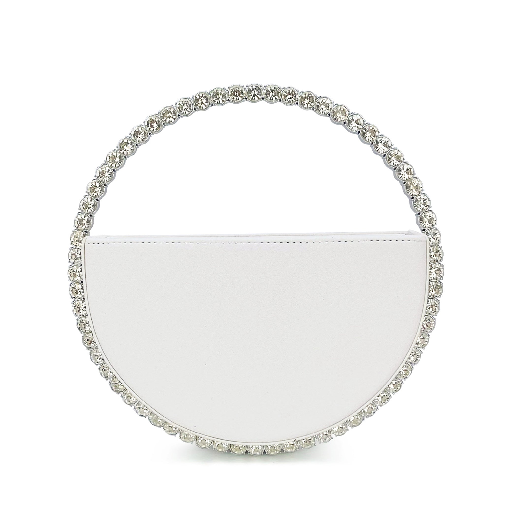 Crystal Diamond Round Sparkling Evening Clutch