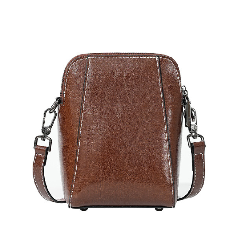 Customizable Genuine Leather Women's Mini Crossbody Bag