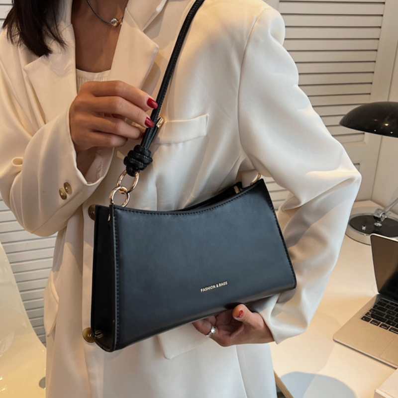 French Candy Color  Underarm Baguette Bag for Women