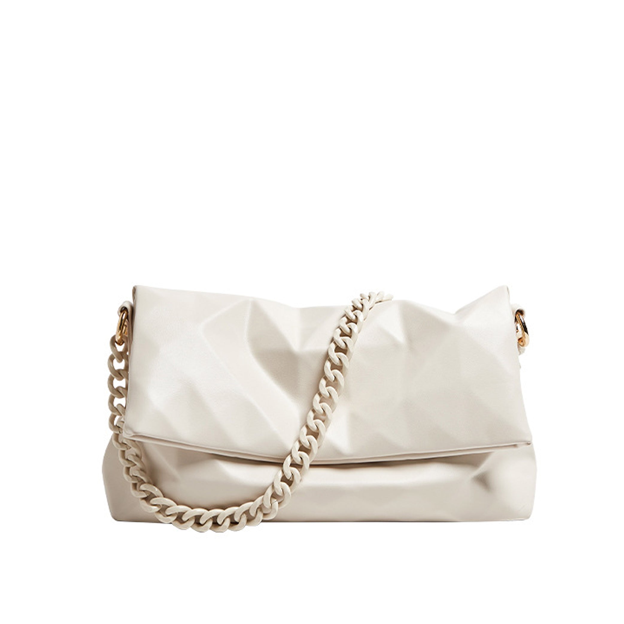 French Geometric  Underarm Diamond Chain Crossbody Bag