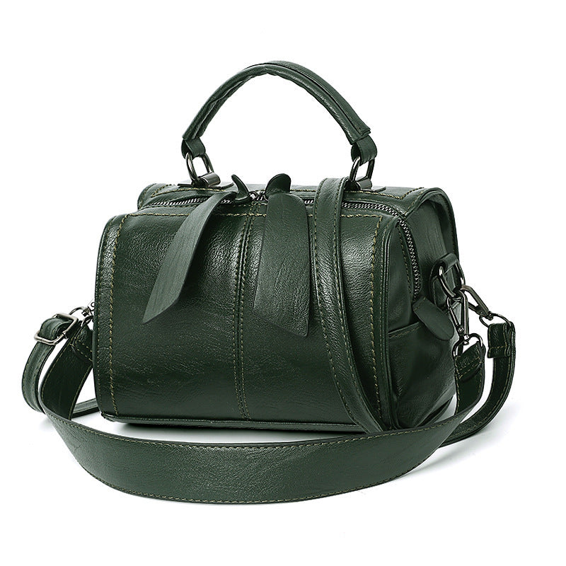 Winter Soft PU Leather Shoulder Messenger Bag