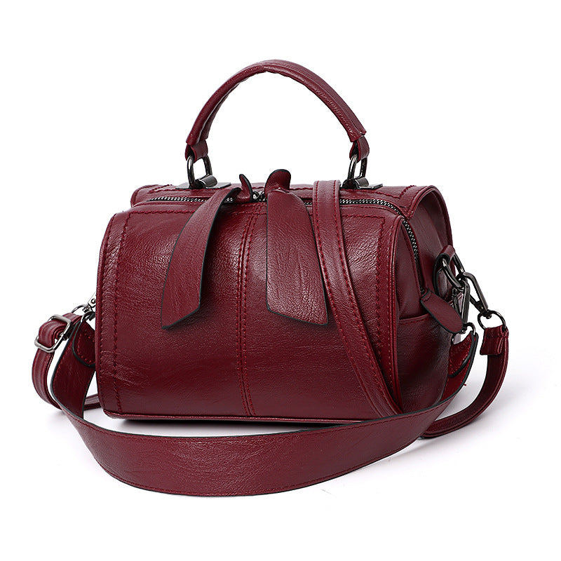 Winter Soft PU Leather Shoulder Messenger Bag