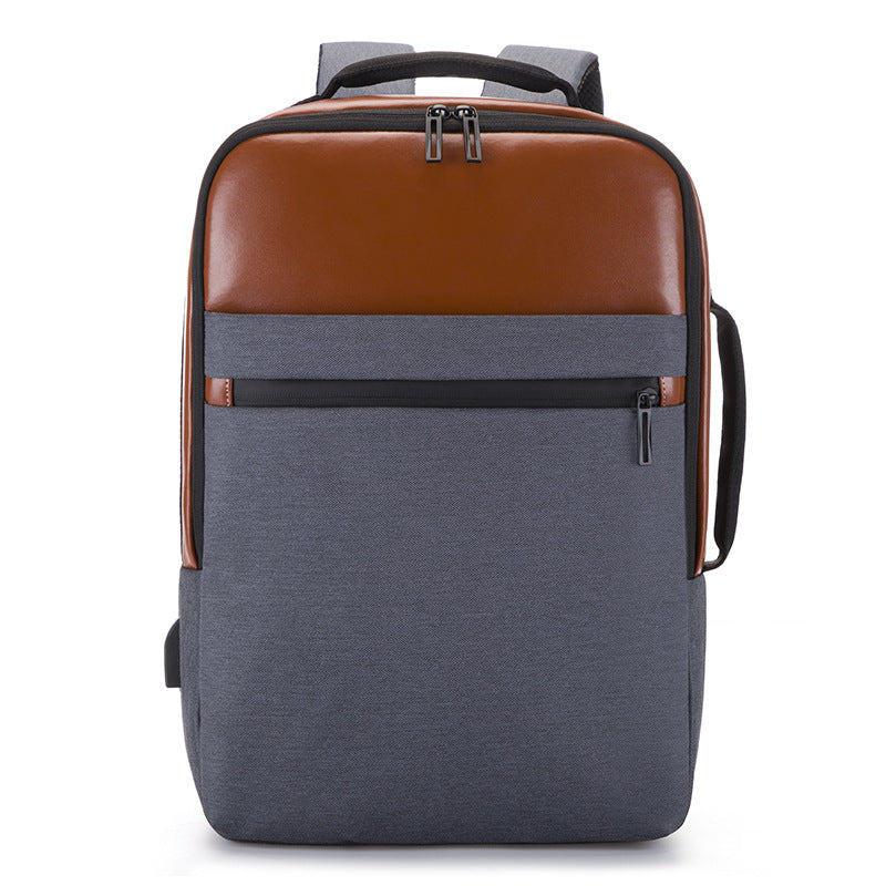 Oxford Cloth USB Business Laptop Backpack for Men