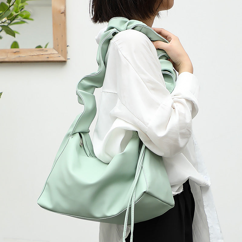 Retro Pleated Underarm Shoulder Bag