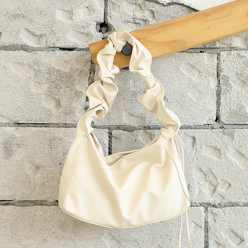 Retro Pleated Underarm Shoulder Bag