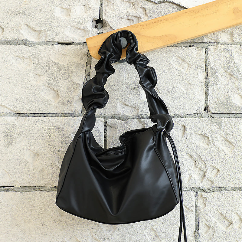 Retro Pleated Underarm Shoulder Bag
