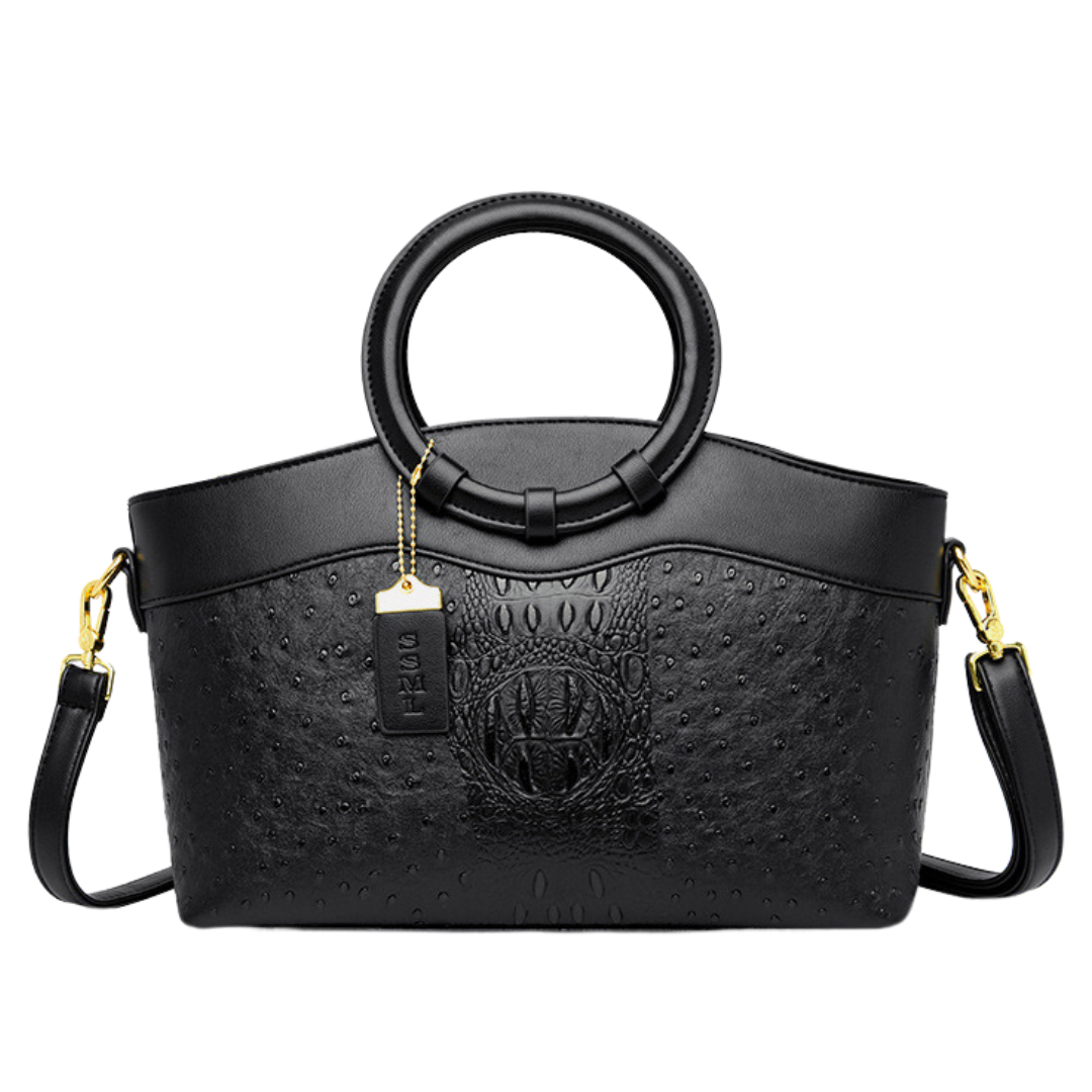 Large Capacity Crocodile Pattern  Mom Handbag