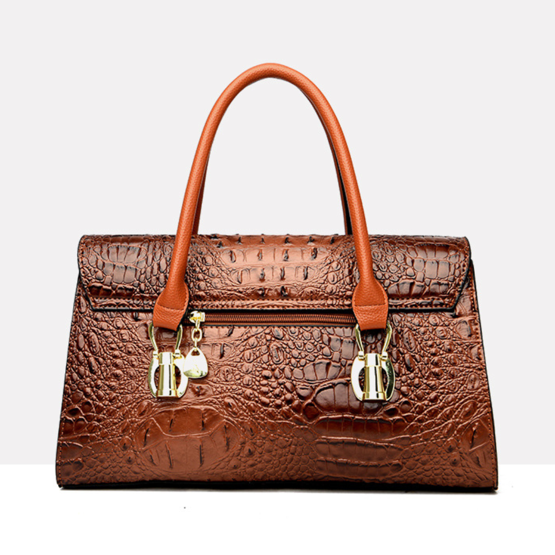 Trendy Crocodile Pattern  Women's Shoulder Bag
