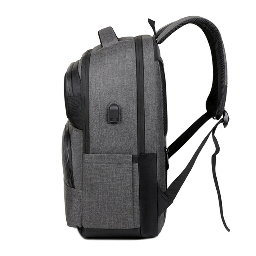Men's Leisure Large Capacity Oxford Cloth USB Backpack