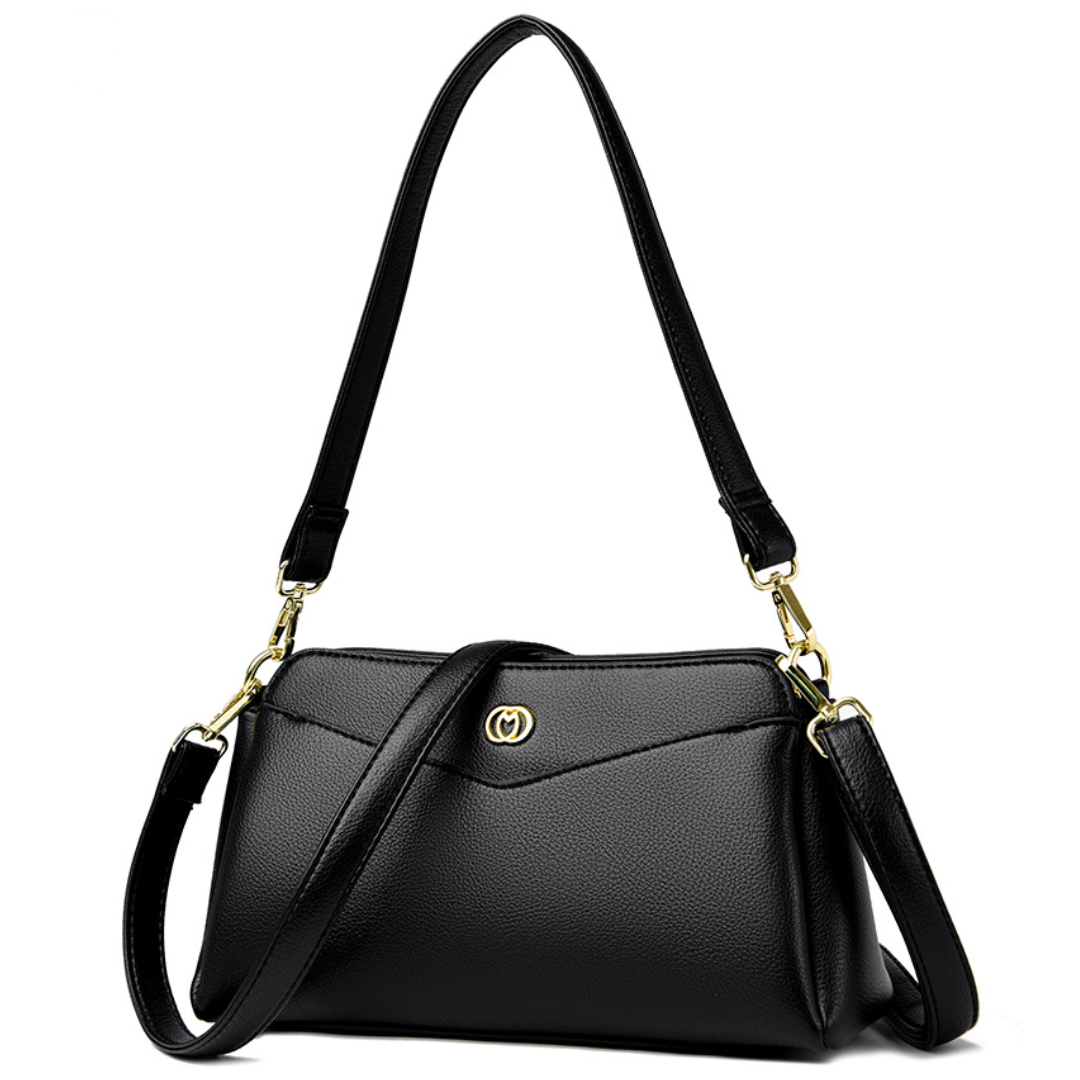 Multi-Layer Soft Leather Women's  Shoulder Bag