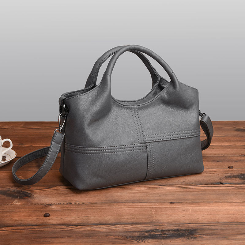 Fashion Soft PU Leather Large Capacity Shoulder Tote Bag