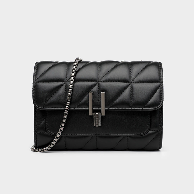 Chanel Style Diamond Chain  Small Square Shoulder Bag