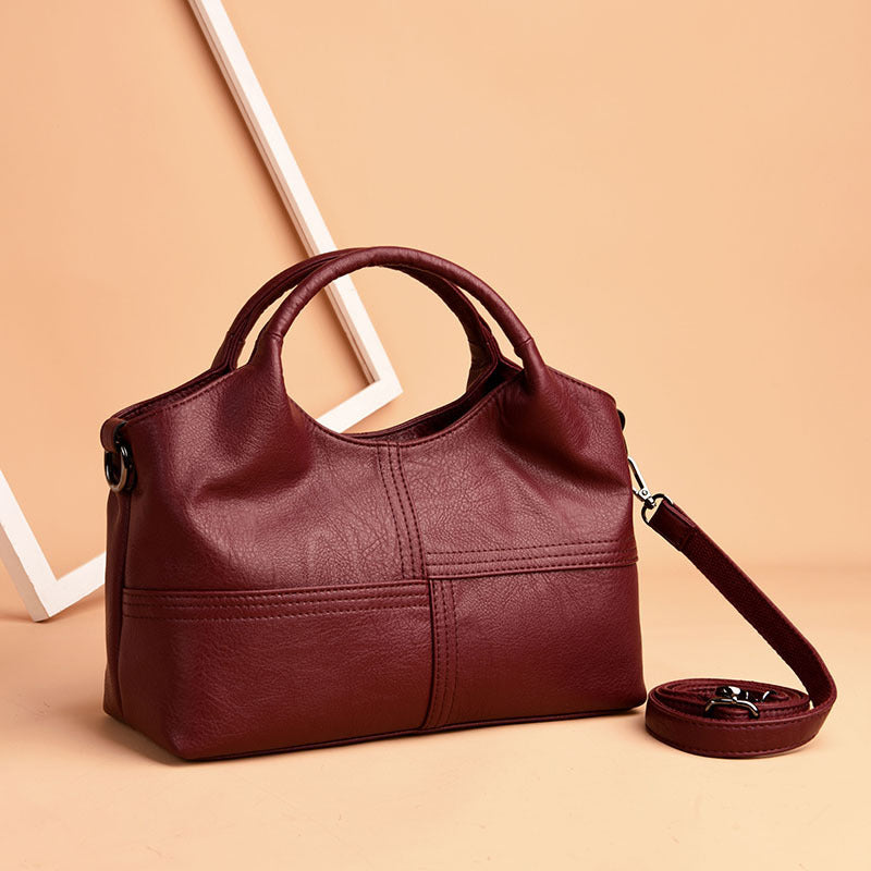 Fashion Soft PU Leather Large Capacity Shoulder Tote Bag