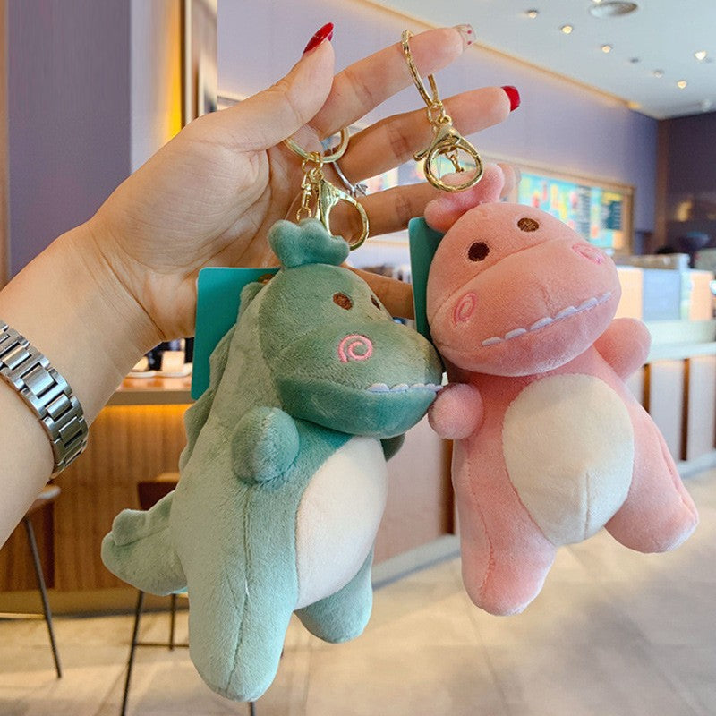 Cute Green Dinosaur Plush Bag Charm
