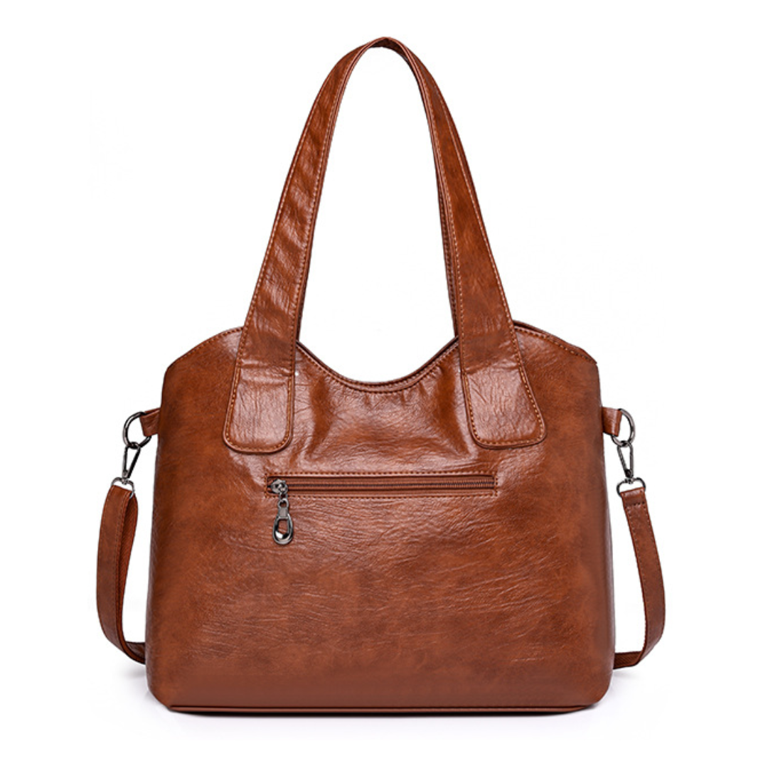 European Style Large Soft Leather  Shoulder Bag