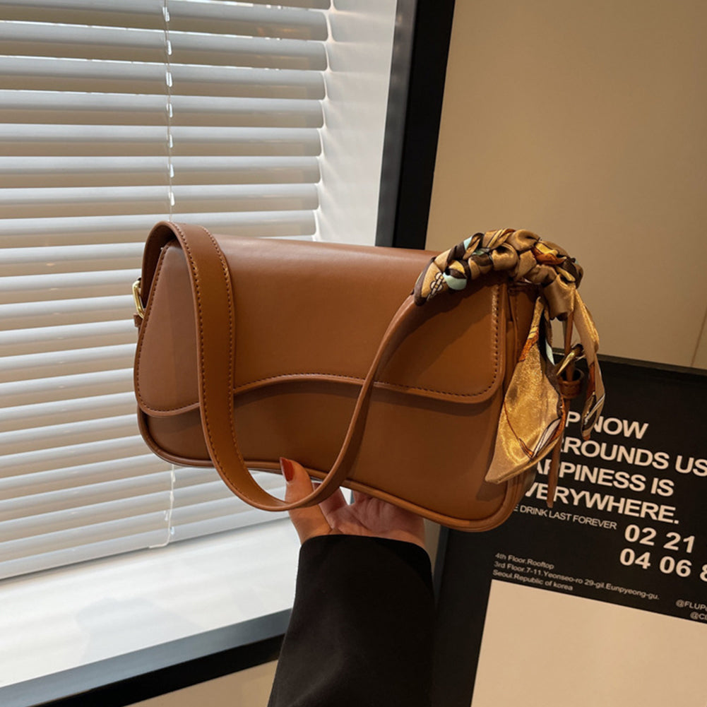 Textured Niche  Autumn Shoulder Crossbody Square Bag