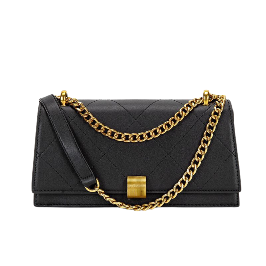 Autumn  Embroidered Diamond Chain Small Square Bag