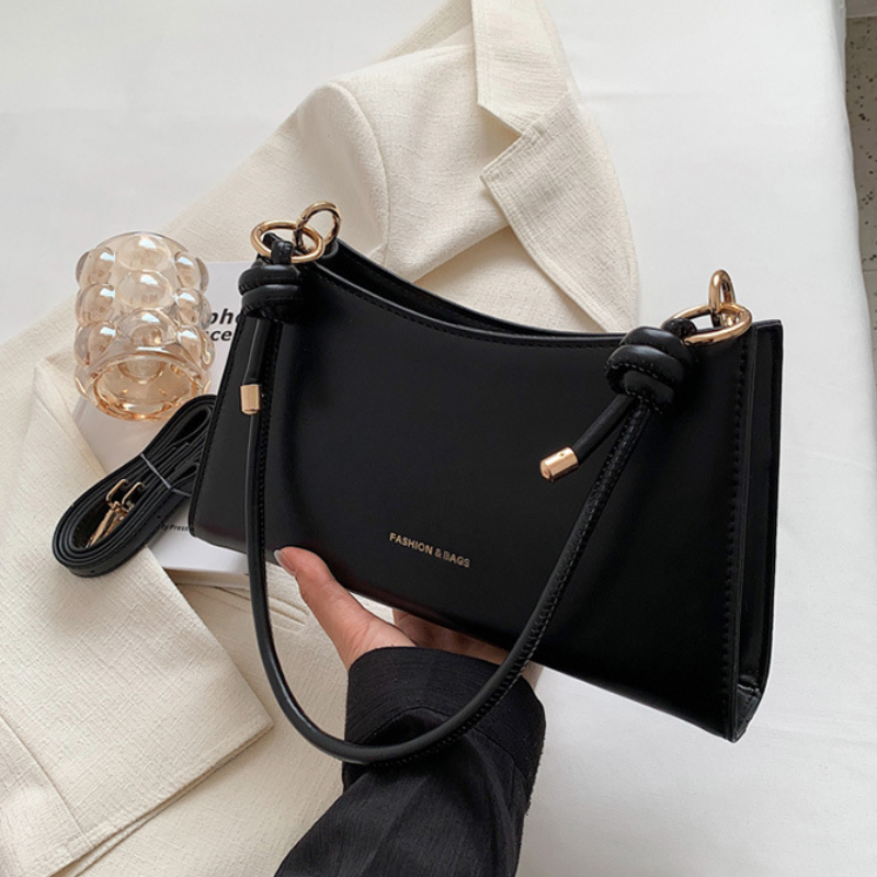 French Candy Color  Underarm Baguette Bag for Women
