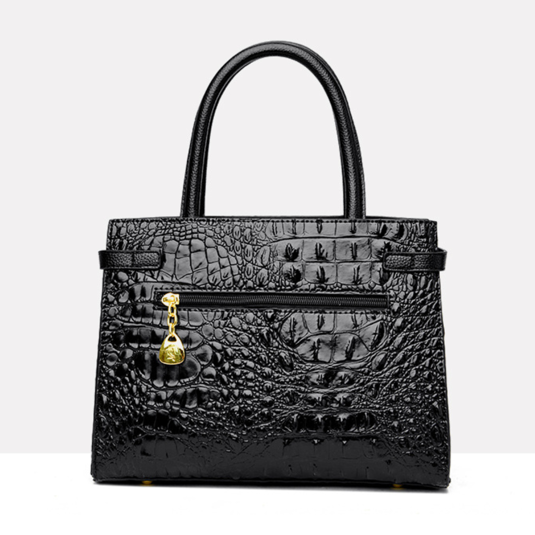 Simple Fashionable Crocodile Pattern Women's  Handbag