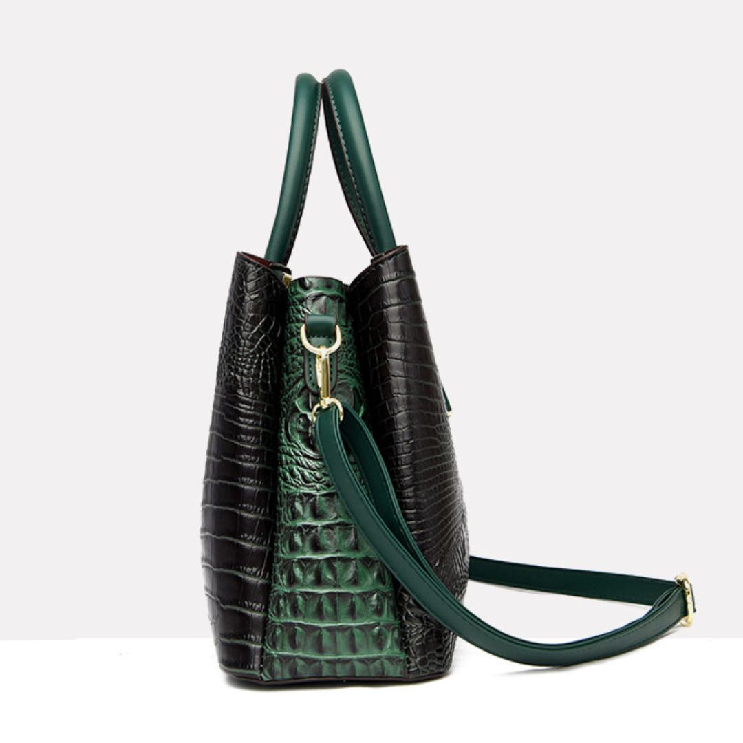 Fashionable Crocodile Pattern  Women's Handbag